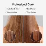 MAREE Deep Conditioning Hair Mask for Damaged Hair Treatment – Keratin Hair Care for Hydrating Growth Repair Moisturizing – Dry Curly Color Refreshing – 10 Fl Oz, White - Image 6