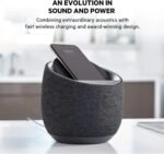Belkin SOUNDFORM Elite Hi-Fi Smart Speaker + Wireless Charger (Alexa Voice-Controlled Bluetooth Speaker) Sound Technology By Devialet, Fast Wireless Charging for iPhone, Samsung Galaxy & More - White - Image 4