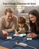 MOKiN 70W USB C Charger, 3-Port GaN Fast Charger with Smart Display & Touch Screen, 2026 New Laptop Charger Block for MacBook, iPad, iPhone, Galaxy - Image 6