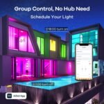 Linkind Smart Light Bulbs, Smart Bulb that Work with Alexa, Google Home, AiDot, LED Light Bulbs Color Changing RGBTW, 104 Preset Scene, Music Sync, Dotis, A19 E26 2.4G WiFi Bluetooth 60W 800LM, 4Pack - Image 6