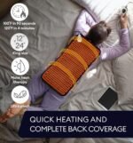 GENIANI Back Pain & Relaxation Gifts for Women – Electric Heating Pad for Back, Neck & Shoulders, Soft Microplush Electric Throw Heating Pad for Period Comfort, Fast Heating, Auto Shut Off, 12"x24" - Image 7