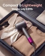 Hair Dryer, 160000RPM with 500M Ionic Negative, Blow Dryer with Diffuser, Fast Drying Hairdryer for Women and Men, Thermo-Control Lightweight Quiet for Curly Hair, Home Travel Salon - Image 10