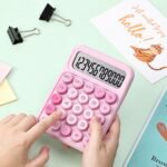 Mr. Pen- Mechanical Switch Calculator, 12 Digit Large LCD Display, Pink | With Big Buttons, Mechanical Switch Calculator for Home, School, Office - Image 8