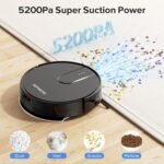 ROPVACNIC Robot Vacuum Cleaner Robot Vacuum and Mop Combo with 5200Pa Suction, Personalized Cleaning Adjustments, Self-Charging Robotic Vacuum Cleaner, Advanced Obstacle Avoidance - Image 2