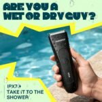 MANSPOT Manscape Groin & Body Hair Trimmer for Men, Electric Pubic Shaver | Replaceable Ceramic Blade, Ball Razors for Men, Manscape Kit with 4 Guards, IPX7 Waterproof, Wet/Dry Use, 90-Minute Shaving - Image 6