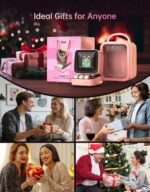 Divoom Ditoo Retro Pixel Art Game Bluetooth Speaker with 16X16 LED App Controlled Front Screen (Pink) - Image 3