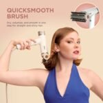 Shark Hair Dryer | SpeedStyle | No Heat Damage Hair Styling Tool | 3 Styling Tools Included | Portable & Powerful Blow Dryer | Best for Straight & Wavy Hair | Silk | HD331 - Image 7