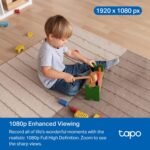 Tapo 1080p Pan/Tilt Security Camera for Baby Monitor, Pet Camera, C201 | Motion Detection, 2-Way Audio, Night Vision, Cloud & SD Card Storage, Works with Alexa & Google Home, Black - Image 4
