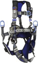 3M DBI-SALA ExoFit X300 Comfort Tower Climbing Positioning Suspension Safety Harness, Telecommunications Fall Protection,Back,Front,Hip D-Rings,Auto-Locking Quick Connect Leg,Chest Buckles, 1113191, M - Image 4