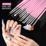 Teenitor 4 Boxes Nail Charms and Gems Set, Nail Rhinestones Nail Kit with Nail Art Brushes Nail Stand, Nail Gems Nail Design Tools with 15pcs Nail Stickers, Gold Nail Pearls for Women Nail Decorations - Image 3