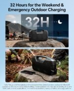 IPX7 Waterproof Outdoor Bluetooth Speaker, Wireless, 90W(Peak), 32H Playtime, Floating Design, Deep Bass & Loud Stereo Sound, Portable with Handle, Rugged for Pool, Beach, Kayaking, Hiking, Black - Image 5