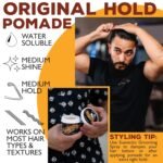 Suavecito Pomade Original Hold For Men 4 oz, 1 Pack - Medium Shine Water Based Wax Like Flake Free Hair Gel - Easy To Wash Out - All Day Hold For All Hairstyles - Image 6
