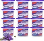 Vacplus Moisture Absorbers, 10.5 Oz Humidity Absorber Boxes Attracts Extra Moisture from Your Bathroom, Closet, Kitchen & Study, Dehumidifier, Odor Eliminator for Closet (Lavender Scent), 12 Packs - Image 2