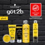 got2b Ultra Glued Invincible Styling Gel Set, 6 Fl Oz (2-Tube) + 1.25 Fl Oz Travel Size, Hair Gel for Men and Women with Extra Strong Hold, Non-Sticky, No-Flake Formula for Vertical Styles - Image 3