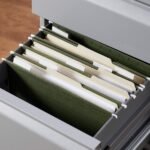 Amazon Basics Hanging File Folders with Adjustable Tabs, Sturdy Expandable Document Organizer, Letter Size 8.5x11 inch, Green, 25-Pack - Image 9