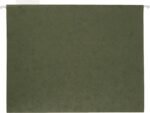 Amazon Basics Hanging File Folders with Adjustable Tabs, Sturdy Expandable Document Organizer, Letter Size 8.5x11 inch, Green, 25-Pack - Image 6