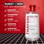 THAYERS Alcohol-Free Rose Petal Witch Hazel Facial Toner for Glowing Skin, Soothing, Hydrating, Refreshing Toner for All Skin Types, 12oz (Packaging May Vary) - Image 4