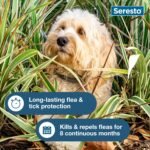 Seresto Small Dog Vet-Recommended Flea & Tick Treatment & Prevention Collar for Dogs Under 18 lbs. | 2 Pack - Image 7