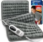 GENIANI Back Pain & Relaxation Gifts for Women – Electric Heating Pad for Back, Neck & Shoulders, Soft Microplush Electric Throw Heating Pad for Period Comfort, Fast Heating, Auto Shut Off, 12"x24" - Image 2