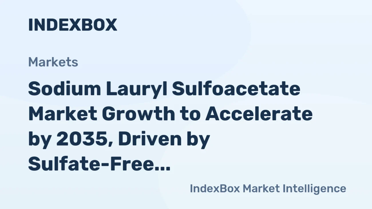 Sodium Lauryl Sulfoacetate Market Forecast Points Higher Toward 2035 Amid Personal Care and Electronics Cleaning Shifts - News and Statistics