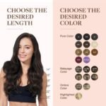 GOO GOO Clip in Hair Extensions Real Human Hair, Remy Human Hair Extensions Clip ins for Women, Natural Human Hair, 20inch 120g 7Pcs, 2 Dark Brown - Image 10