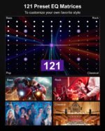 ULTIMEA 7.1ch Virtual Surround Sound Bar, Sound Bar for Smart TV with 4 Surround Speakers, Peak Power 330W, Surround Sound System for TV, App Control, TV Soundbar with Subwoofer, Opt/AUX/BT, Aura A40 | with 4 Surround Speakers, Peak Power 330W, App Control, TV Soundbar with Subwoofer, Opt/AUX/BT - Image 7