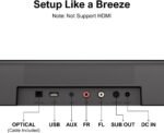 ULTIMEA 7.1ch Virtual Surround Sound Bar, Sound Bar for Smart TV with 4 Surround Speakers, Peak Power 330W, Surround Sound System for TV, App Control, TV Soundbar with Subwoofer, Opt/AUX/BT, Aura A40 | with 4 Surround Speakers, Peak Power 330W, App Control, TV Soundbar with Subwoofer, Opt/AUX/BT - Image 10
