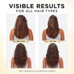 Pantene Conditioner, Daily Moisture Renewal - Pro-V Nutrients for Dry, Color-Treated, Straight to Curly Hair, 72 Hour Hydration & Softness, Paraben Free, Cleanses, Strengthens Bonds, 25.1 Fl Oz - Image 5