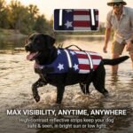 Doglay Dog Life Jacket for Swimming and Boating, Adjustable Puppy Life Vest with Reflective Stripes, Superior Buoyancy Pet Swimming Vest for Small Medium and Large Dogs - Image 9