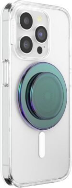 PopSockets Phone Grip for MagSafe, Magnetic Holder- Nightshade | Removable, For Kindle / Android / iPhone, With Magnet, Green, Teal, Turquoise, Men, Boys - Image 3