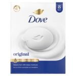 Dove Beauty Bar Soap Original 8 Count for Soft, Smooth Skin, with 1/4 Moisturizing Cream 3.75 oz | Moisturizing beauty bar with ¼ moisturizing cream for soft, smooth skin on face, body and hands - Image 2
