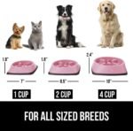 GORILLA GRIP® Patented BPA Free Slow Feeder Dog Bowls, Interactive Puzzle Toy for Dogs and Cats Food Training Enrichment, Keeps Pets Busy and Prevents Puppy Overeating, Small Breeds, 1 Cup, Pink - Image 7