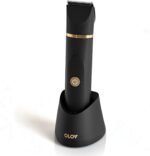 OLOV Electric Body Hair Trimmer - Groin Trimmer for Men - Bikini Trimmer Women - Wet/Dry Shaver Groomer, Replaceable Ceramic Blade Heads, USB Recharge Dock, Waterproof Hygiene Razor,Black - Image 2