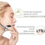 Yeamon Gua Sha Facial Tools and Face Roller Set, Facial Massage Tool for Women’s Skincare Routine,Cooling Stainless Steel Face Sculpting Eyes Roller Guasha for Daily Use or Self-Care Gift for Women - Image 3