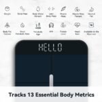 Wyze Smart Scale X Digital Bathroom Scale for Body Weight and Fat (Black) | BMI Muscle Mass Body Composition Scale, ITO Glass, Baby/Pet/Luggage Modes, Batteries Included, Syncs with Fitness Apps - Image 4