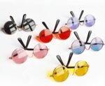 2pcs Random Color Small Cat Kitten Glasses Pet Glasses Dog Sunglasses Pet Supplies Kittens Pet Sunglasses 3 cm/1.1 Inch Cosplay Costume Photos Props - Image 8