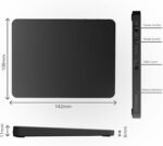 MICROPACK Digitally Yours Tri-Mode Wireless Trackpad, Bluetooth / 2.4G USB/Wired Touchpad Mouse Rechargeable for PC Laptop Desktop Tablet, Compatible with Windows macOS iPadOS (Black-2) - Image 8