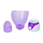 Facial Steamer Professional Steam Inhaler Facial Sauna Spa for Face Mask Moisturizer - Sinus with Aromatherapy; Pores with Timer and Extract Blackheads, Diffuser Skin Care(Purple) - Image 4