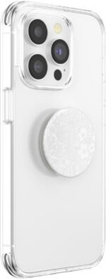 PopSockets Adhesive Phone Grip, Holder- Blanc Fresh | Secure Comfortable Hold, Anti-Drop, Kickstand, Flower, Floral, Kindle, Paperwhite, Magnetic - Image 4