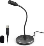 CMTECK USB Computer Microphone G009, Noise-Cancelling Recording Desktop Mic for PC/Laptop for Online Chatting, Home Studio, Podcasting, Gaming, Skype, YouTube with Mute Function(Windows/Mac) | Built-in pop filter and metal base. 360° adjustable neck, mute button. Great for podcasting, gaming, YouTube (Windows/macOS) - Image 9