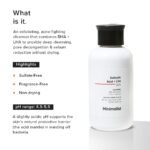 Minimalist Salicylic Acid 2% Face Wash for Oily, Acne Prone Skin | Face Cleanser With LHA & Zinc | Sulphate free Gentle BHA Liquid Exfoliant | For Women & Men | 3.4 Fl Oz / 100 ml - Image 3