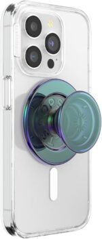 PopSockets Phone Grip for MagSafe, Magnetic Holder- Nightshade | Removable, For Kindle / Android / iPhone, With Magnet, Green, Teal, Turquoise, Men, Boys - Image 2