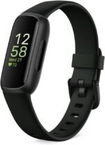 Google Fitbit Inspire 3 - Midnight Zen/Black - Small and Large Bands | Stress management, sleep tracking, 24/7 heart rate, 3-month Google Health Premium membership included, small and large bands - Image 2
