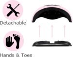 BIGBEAR UV Light for Nails,UV LED Nail Lamp for Gel Polish, Fast Nail Dryer | 48W with Automatic Sensor, 3 Timer Setting, Small and Portable, LED Nail Light for Fingernail and Toenail - Image 7