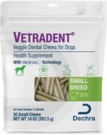 Vetradent® Veggie Dental Chews for Small Dogs | Biotrate™ Technology; No Wheat or Soy Ingredients; No Artificial Flavors or Colors; Packaging May Vary - Image 2