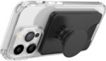 PopSockets Phone Wallet for MagSafe with Grip- Black | PopWallet, Holds 3 Cards, Magnetic, Removable, Secure, Black, iPad, Removable, Popper - Image 6