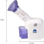 MABIS Facial Steamer, Steam Inhaler, Vaporizer or Vocal Steamer with Aromatherapy Diffuser and Soft Face Mask for Personal and Facial Steaming, 25mL - Image 6