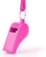 Loud Sports Whistle with Lanyard – High-Pitched Pink Plastic Whistles for Coaches, Outdoor Safety, Dog Training, Party Favors - Image 7