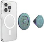 PopSockets Phone Grip for MagSafe, Magnetic Holder- Nightshade | Removable, For Kindle / Android / iPhone, With Magnet, Green, Teal, Turquoise, Men, Boys - Image 5