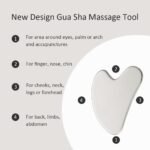 Yeamon Gua Sha Facial Tools and Face Roller Set, Facial Massage Tool for Women’s Skincare Routine,Cooling Stainless Steel Face Sculpting Eyes Roller Guasha for Daily Use or Self-Care Gift for Women - Image 5